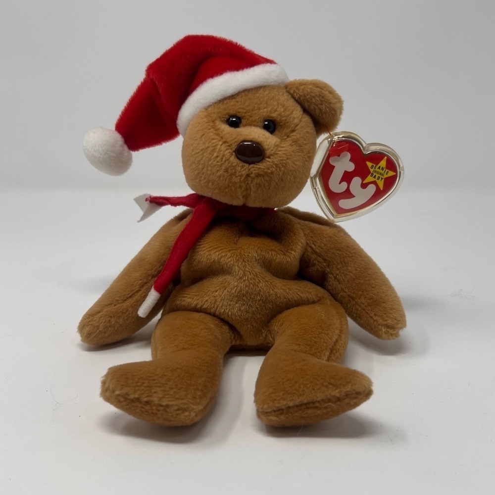 Ty 1997 Teddy Beanie Baby With PVC Pellets And Tag Errors